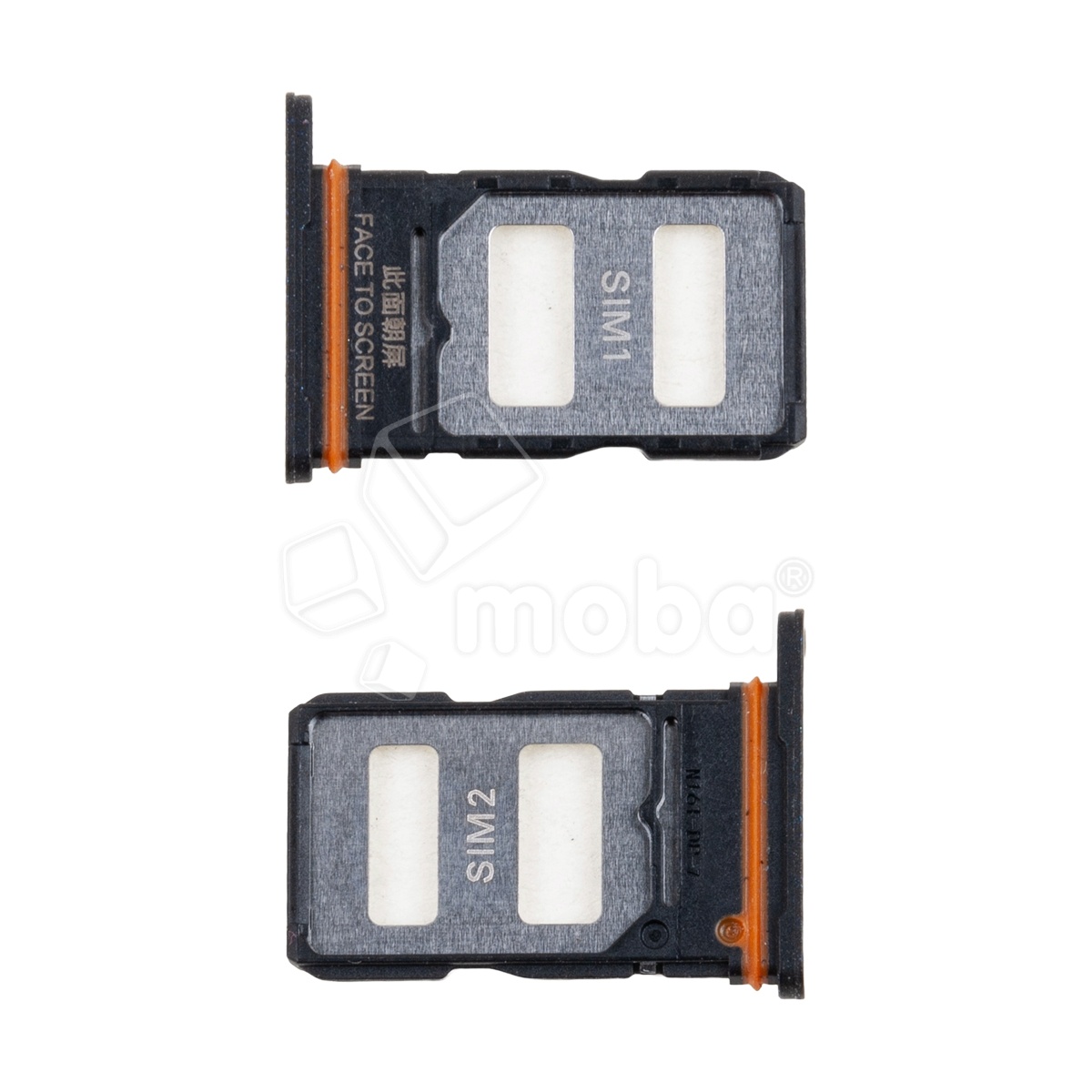 Держатель SIM для Xiaomi Poco F6 (24069PC21G) Черный