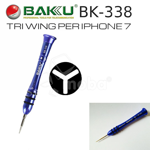 Отвертка BAKU BK-338 (Y трехлучевая 0,6 мм, для iPhone 7 и выше)