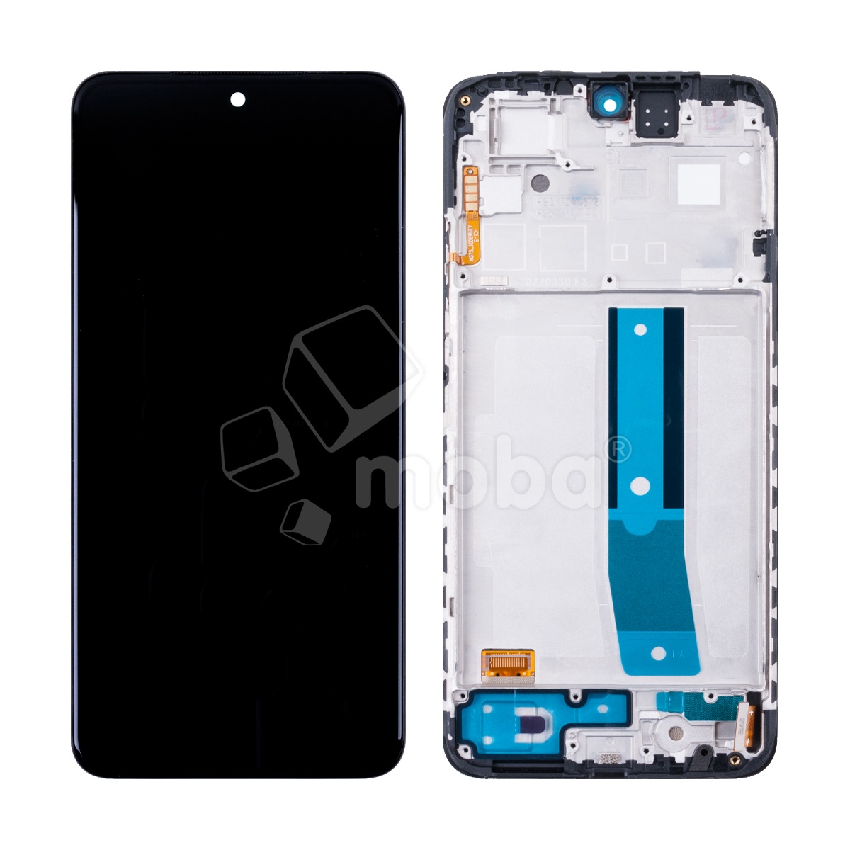 Дисплей для Xiaomi Redmi Note 11 (2201117TY) модуль с рамкой Черный - OR (SP)
