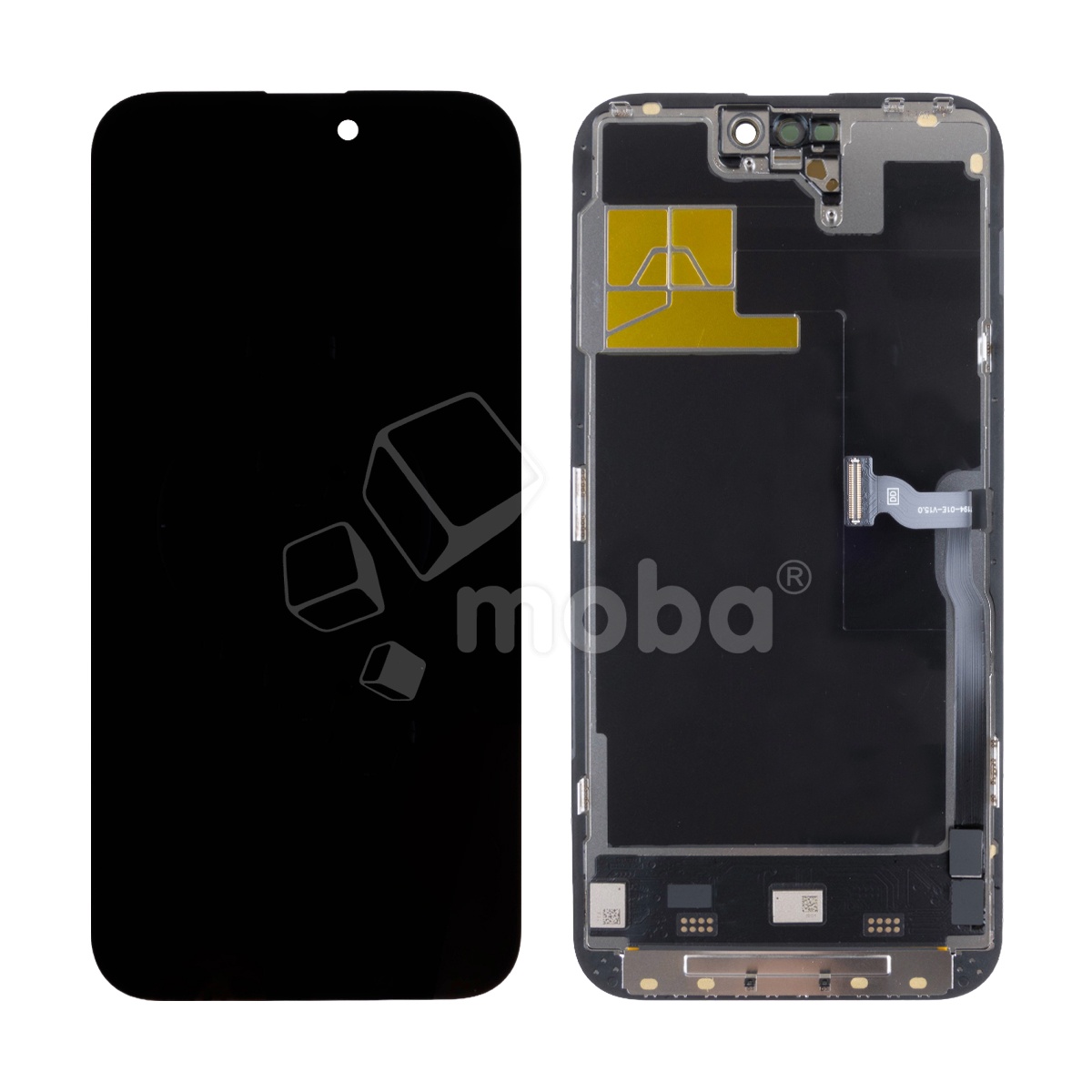Дисплей для iPhone 14 Pro Max (A2895) в сборе с тачскрином Черный - DD (Soft OLED, Full HD COP, 850 Кд/м², 120 Гц) (с верификацией = с привязкой без ошибки)