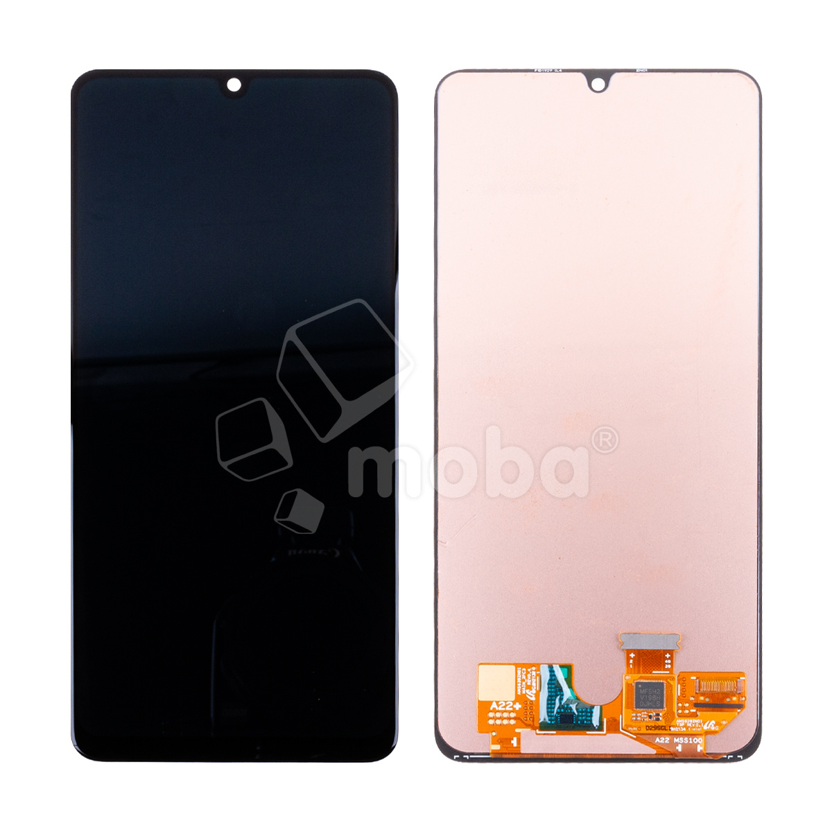 Дисплей для Samsung Galaxy A22 4G (A225F) в сборе с тачскрином Черный - OR (SP)