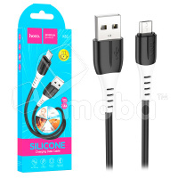 Кабель USB - MicroUSB Hoco X82 (2.4A, силикон, термостойкий) Черный купить по цене производителя Санкт-Петербург | Moba