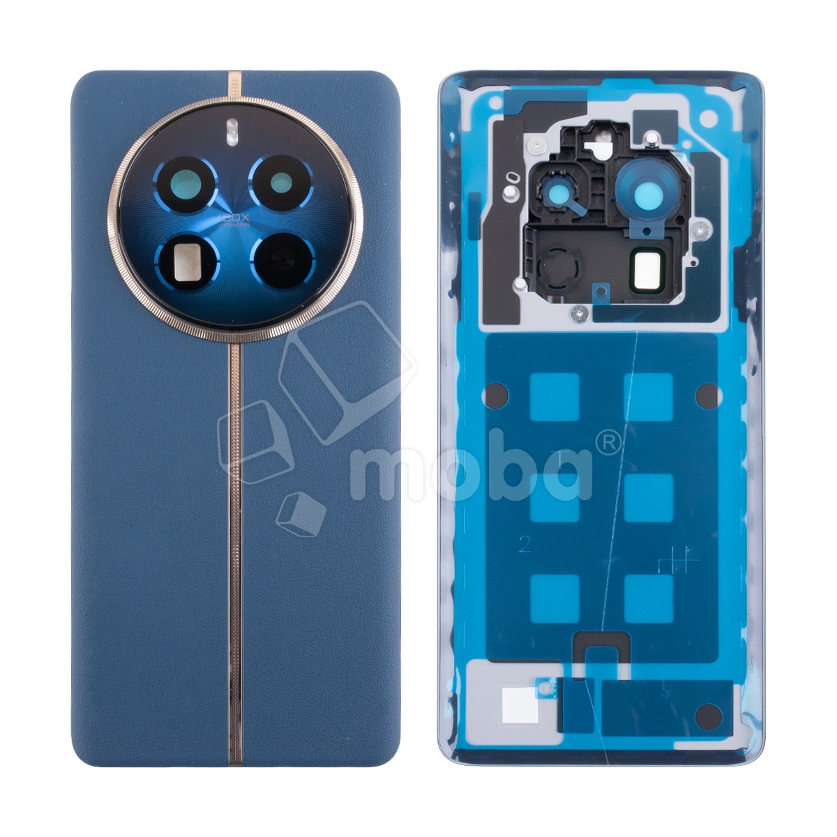 Задняя крышка для Realme 12 Pro+ 5G (RMX3840/RMX3841) Синий - Премиум