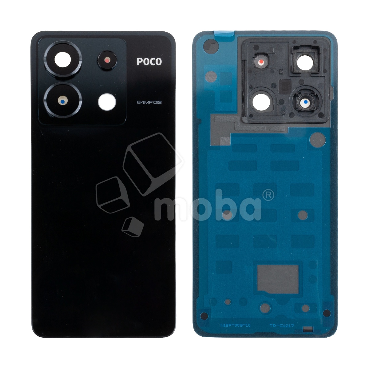 Задняя крышка для Xiaomi Poco X6 5G (23122PCD1G) Черный - Премиум