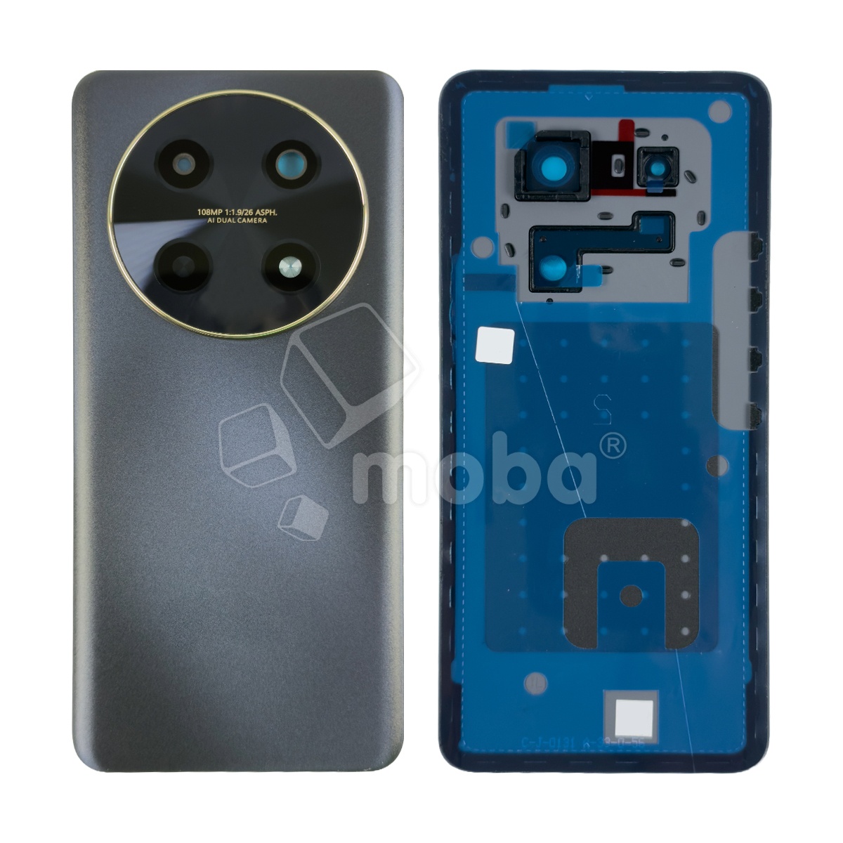 Задняя крышка для Huawei Nova 12i (CTR-L81) Черный - Премиум