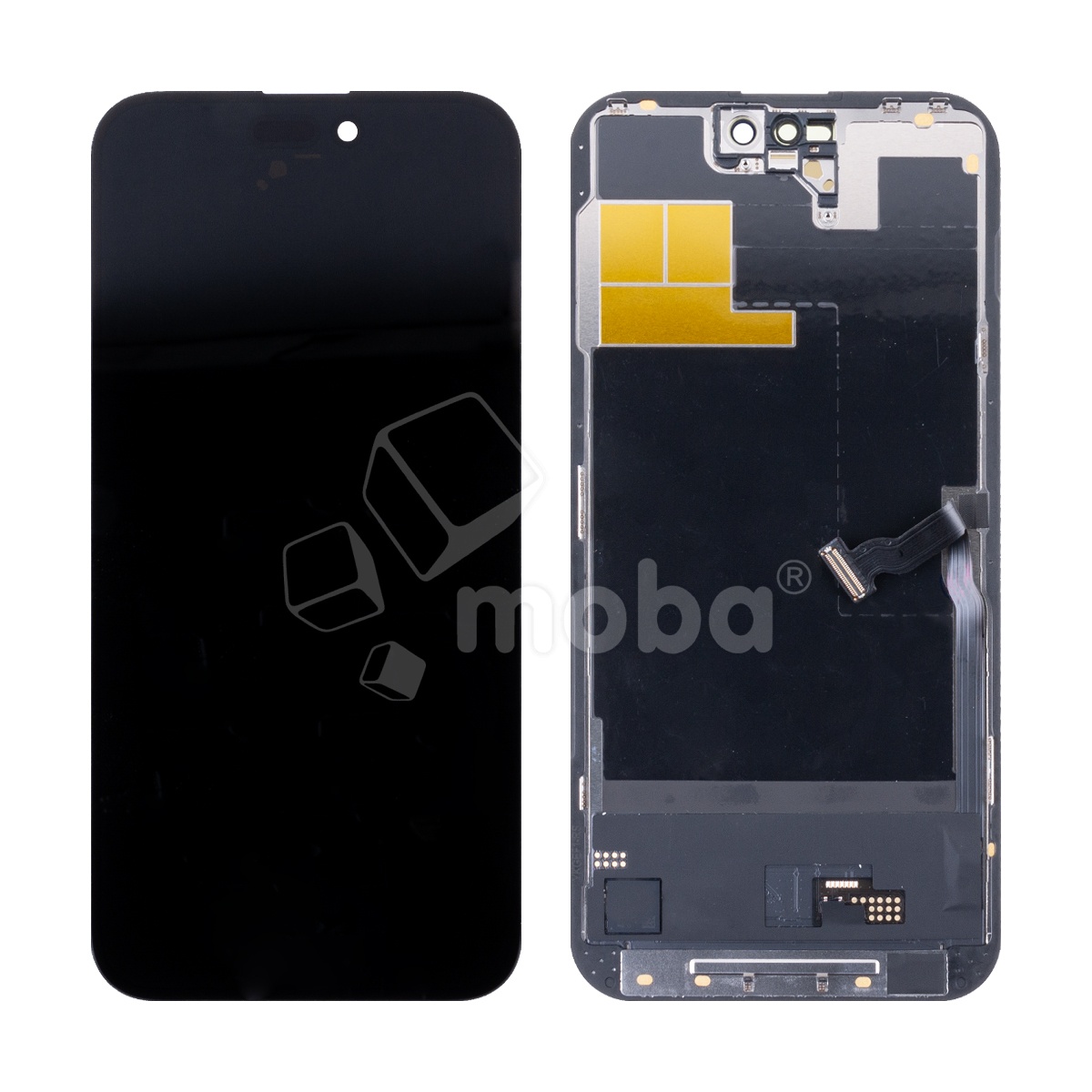 Дисплей для iPhone 14 Pro Max (A2895) в сборе с тачскрином Черный - (Soft OLED, Full HD COP, 850 Кд/м², 120 Гц) (площадка под IC)
