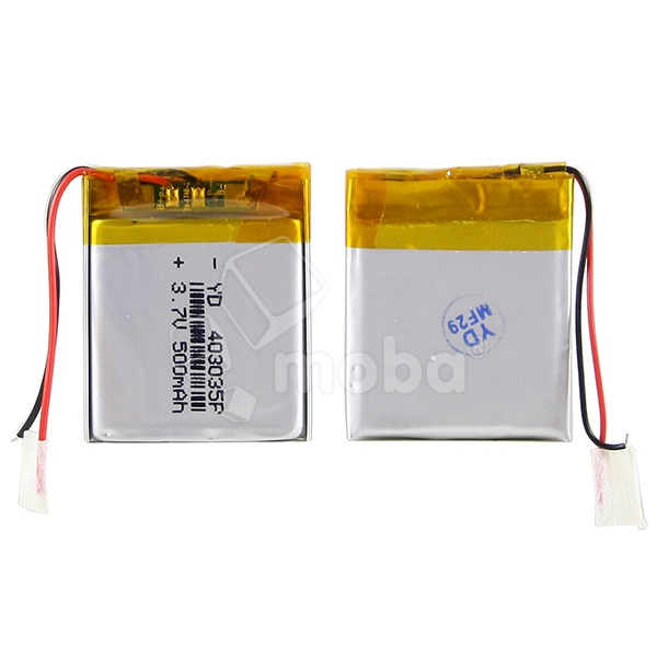 Аккумулятор универсальный 403035p 3,7v Li-Pol 500 mAh (4*30*35 mm)