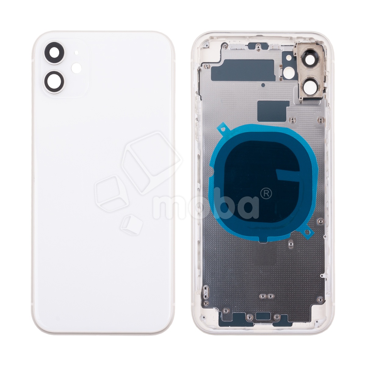 Корпус для iPhone 11 (A2221) (1 Sim) Белый