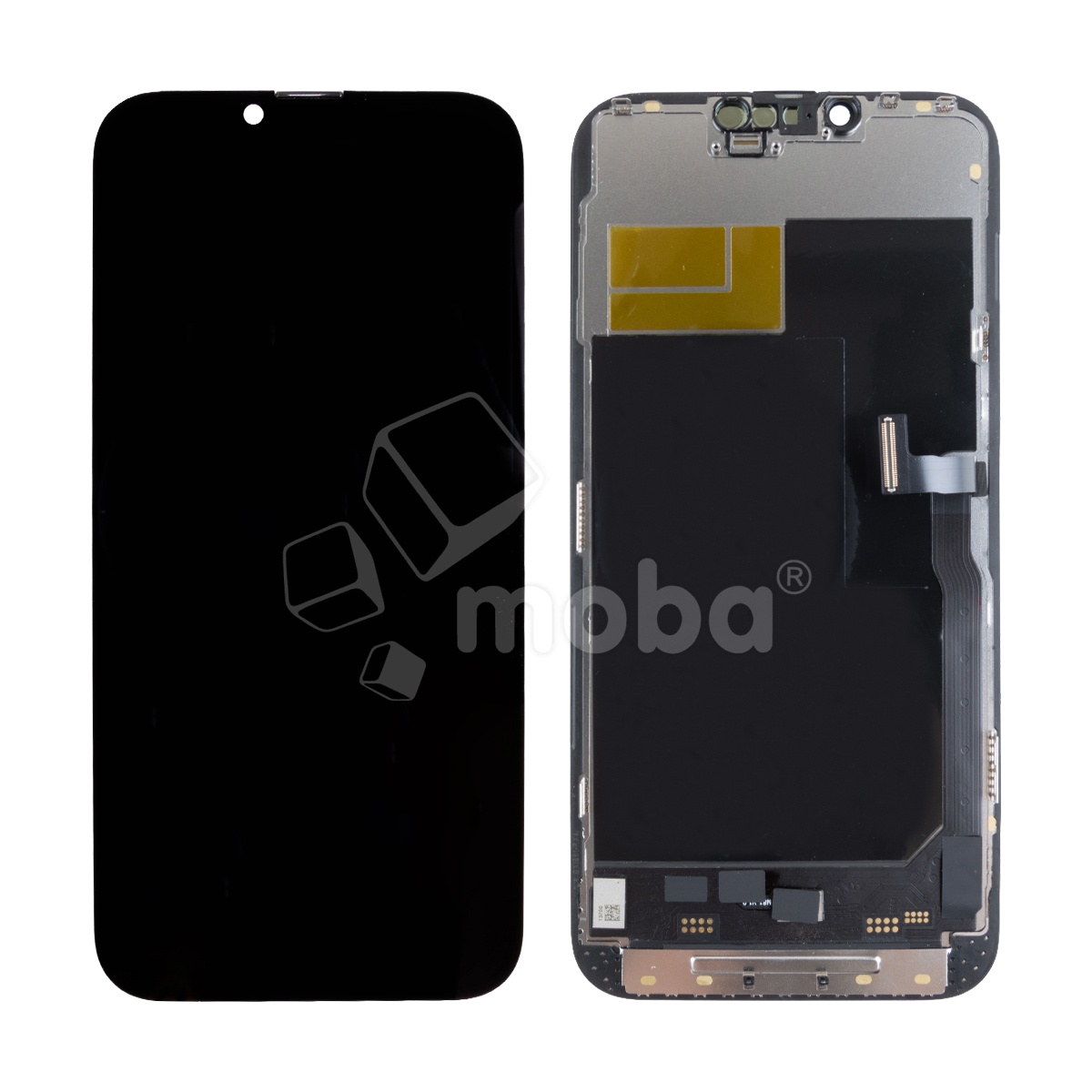 Дисплей для iPhone 13 Pro Max (A2645) в сборе с тачскрином Черный - DD (Soft OLED, Full HD COP, 850 Кд/м², 120 Гц) (с верификацией = с привязкой без ошибки)