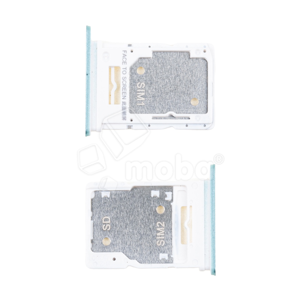 Держатель SIM для Xiaomi Redmi Note 14 4G (24117RN76O/24117RN76G) Голубой