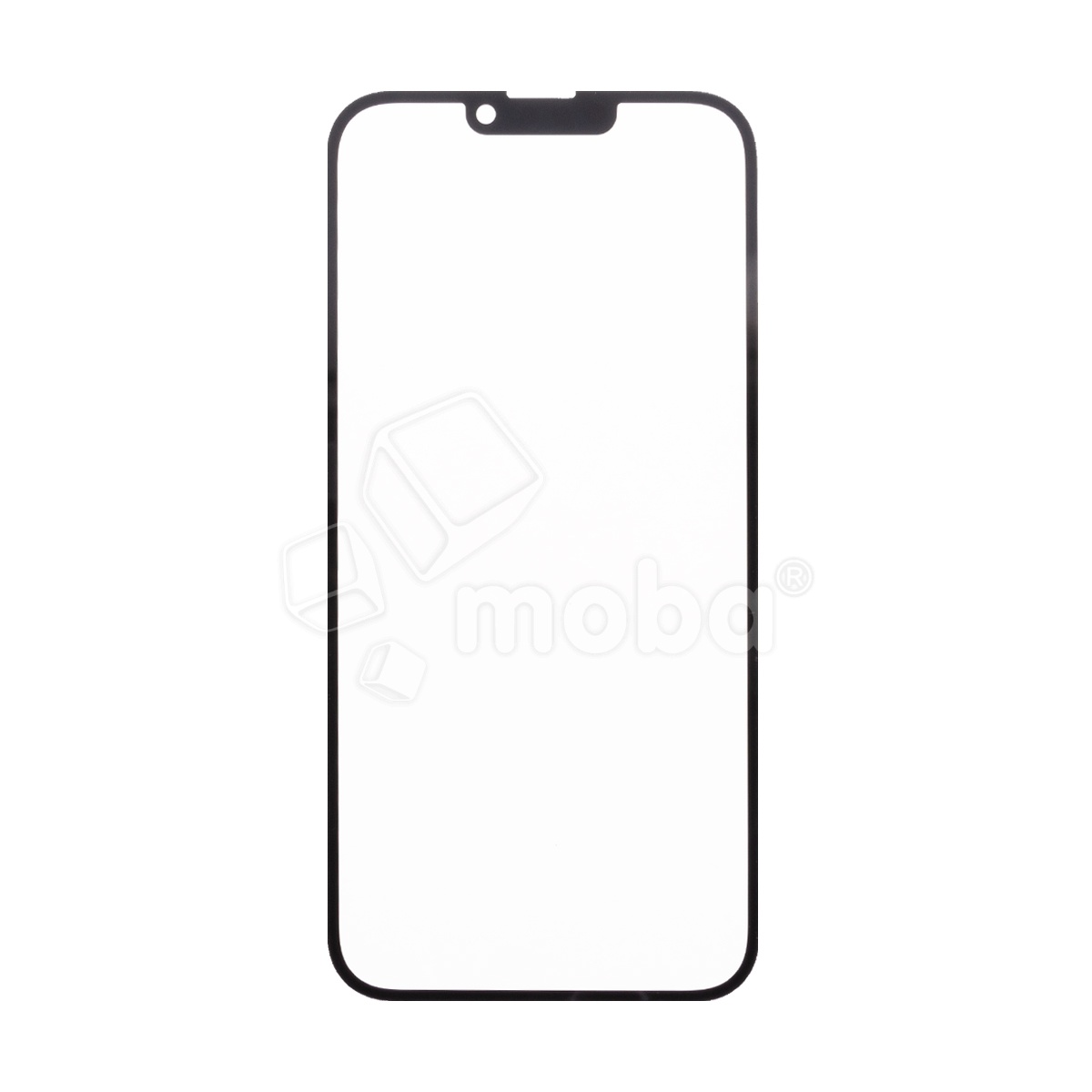Стекло для переклейки iPhone 14 (A2883) с OCA пленкой Черный - OR (Feaglet)