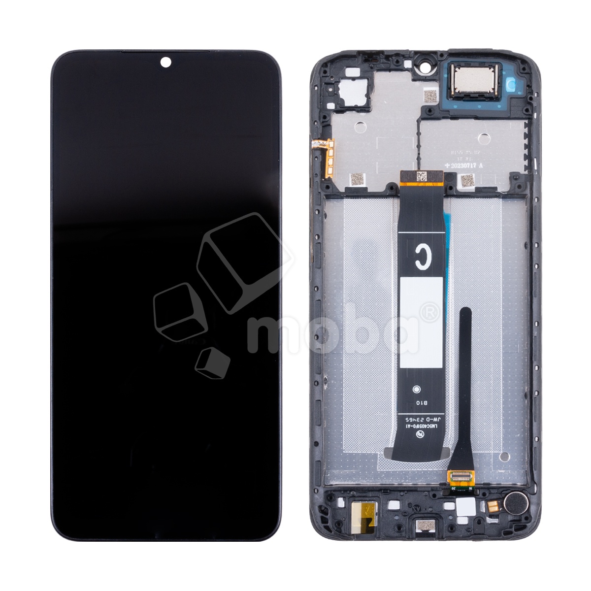 Дисплей для Xiaomi Redmi A2+ (23028RNCAG) модуль с рамкой Черный - OR (HD+, 300 Кд/м², 60 Гц)