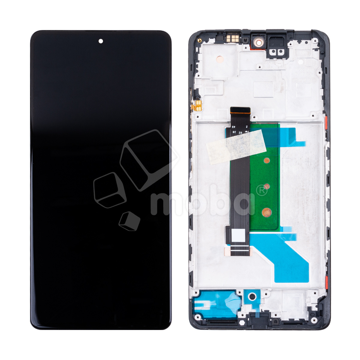 Дисплей для Xiaomi Redmi Note 12 Pro+ (22101316UG) модуль с рамкой Черный - OR (SP)