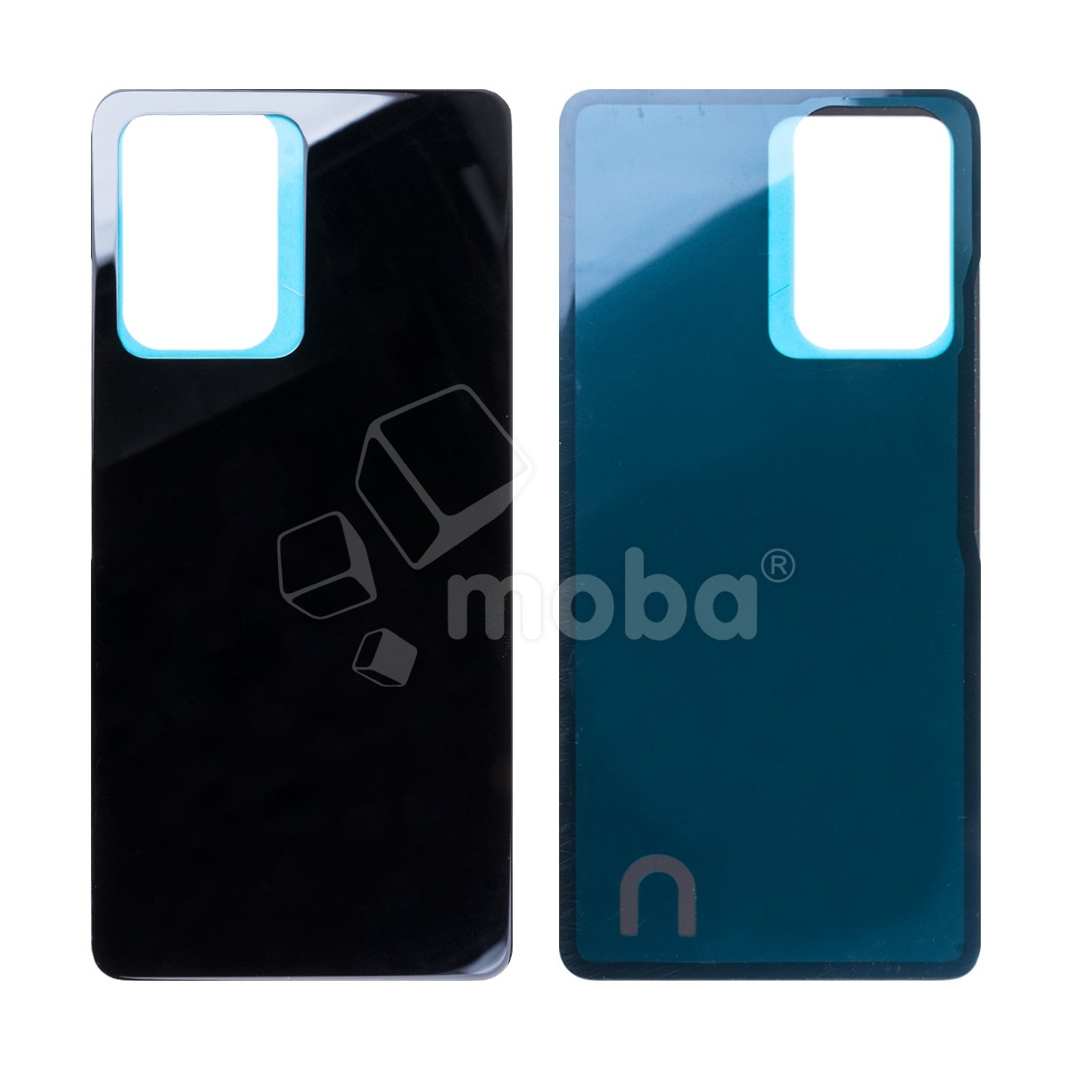 Задняя крышка для Xiaomi Redmi Note 12 Pro 5G (22101316C/22101316I/22101316G) Черный