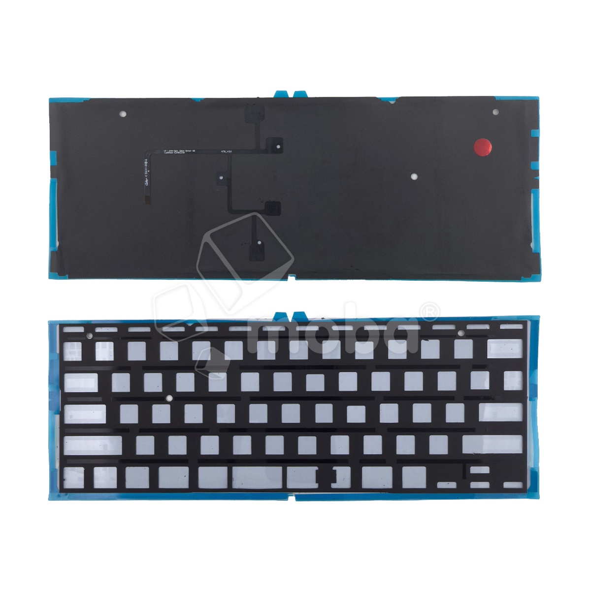 Подсветка клавиатуры для ноутбука MacBook Air 11" A1370/A1465 (2011-2015, прямой Enter RU) Черный