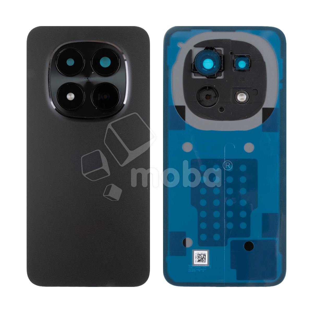 Задняя крышка для Xiaomi Redmi Note 15 Pro 5G (25060RABDG/25080RABDG) Черный - Премиум