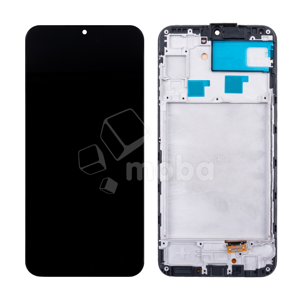 Дисплей для Samsung Galaxy A24 4G (A245F) модуль с рамкой Черный - (OLED) (Full Size) (Full HD, 450 Кд/м²)