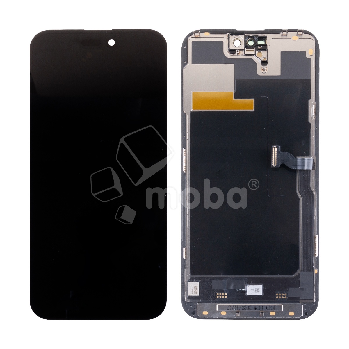 Дисплей для iPhone 14 Pro Max (A2895) в сборе с тачскрином Черный - JCID (Soft OLED, Full HD COP, 850 Кд/м², 120 Гц) (с верификацией = с привязкой без ошибки)