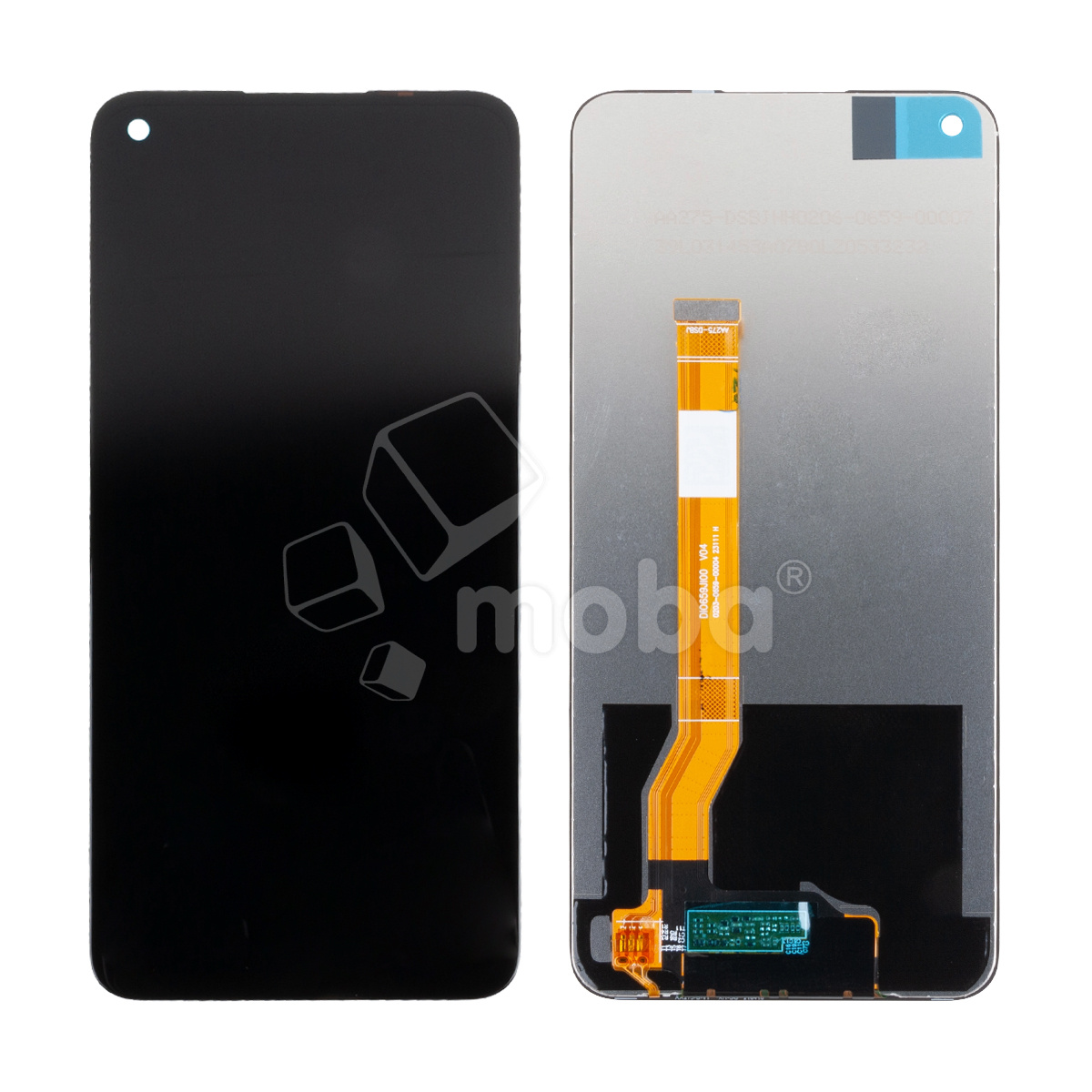 Дисплей для Realme 9 5G (RMX3474) в сборе с тачскрином Черный - OR100 (Full HD, 400 Кд/м², 120 Гц)