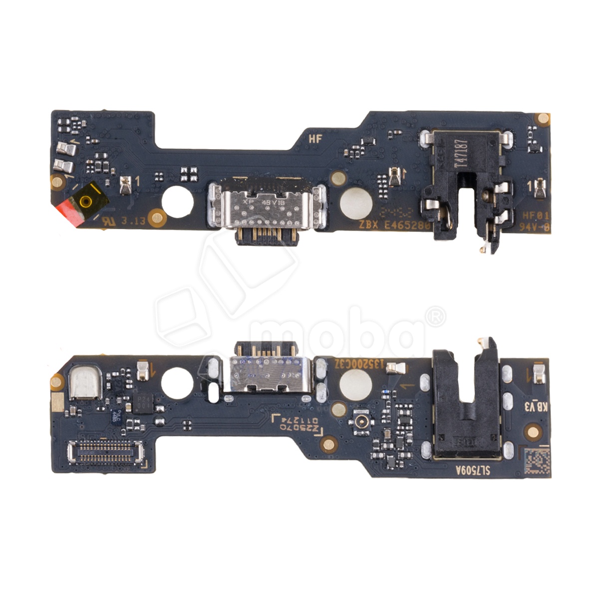 Шлейф для Xiaomi Redmi A5/Poco C71 (25028RN03A/25028PC03G) плата на системный разъем/разъем гарнитуры/микрофон - Премиум