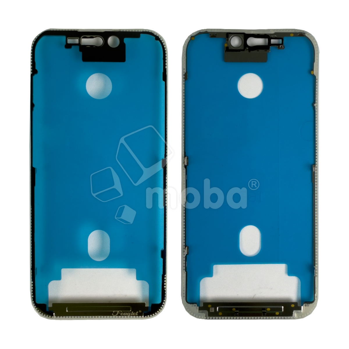 Рамка дисплея для iPhone 16 Pro (A3293) Черный - OR (Feaglet)