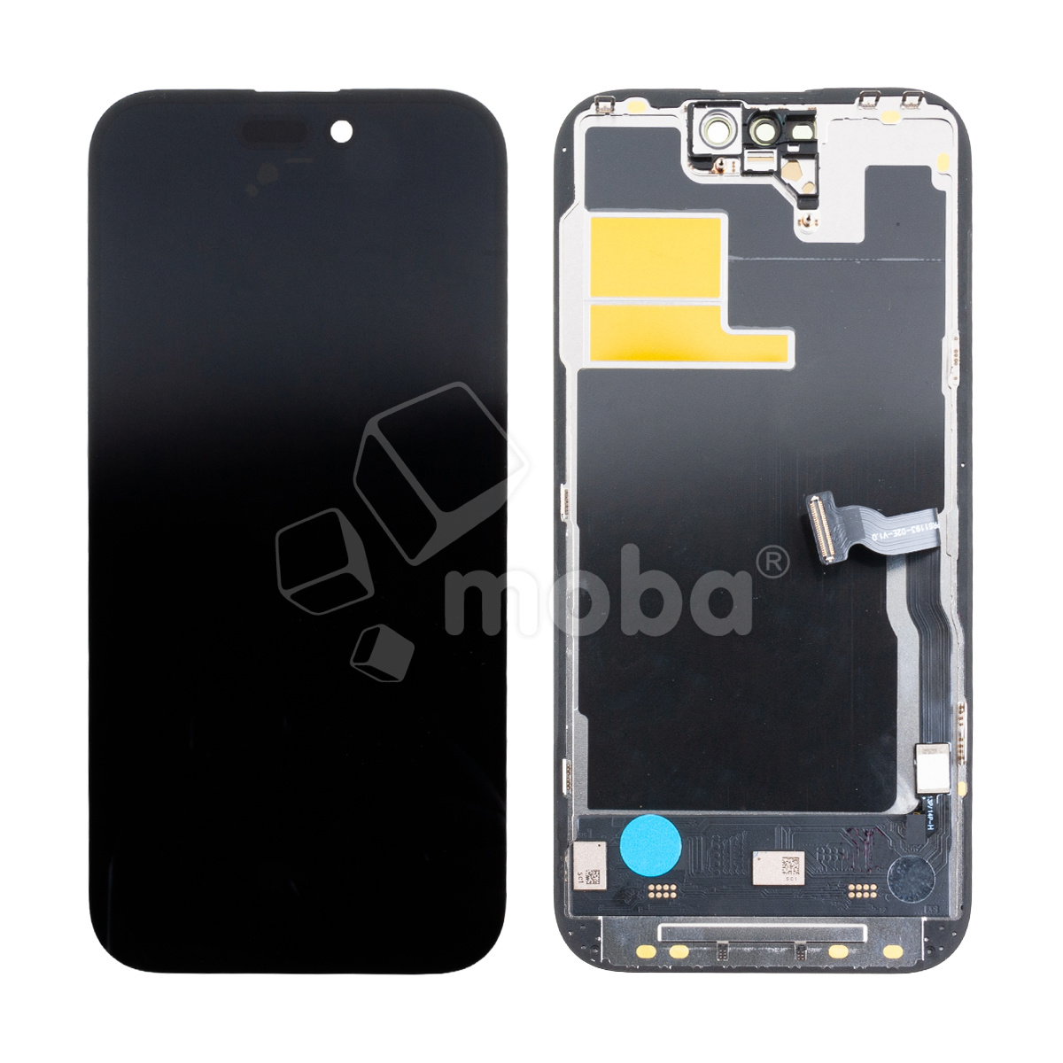 Дисплей для iPhone 14 Pro (A2891) в сборе с тачскрином Черный - (Soft OLED, Full HD COP, 850 Кд/м², 120 Гц) (с верификацией = с привязкой без ошибки)