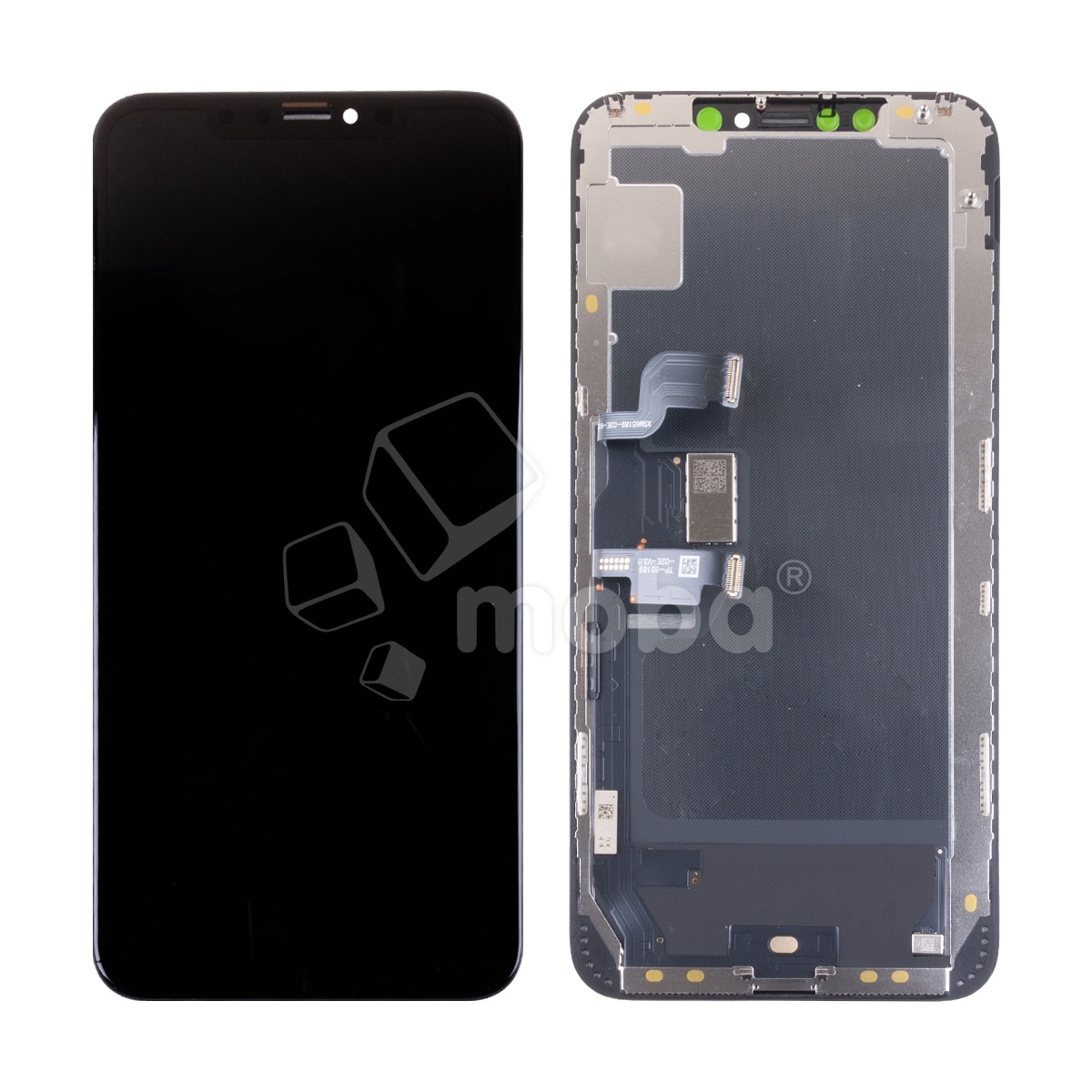 Дисплей для iPhone Xs Max (A1921/A2101) в сборе с тачскрином Черный - DD (Hard OLED, Full HD COF, 600 Кд/м²)