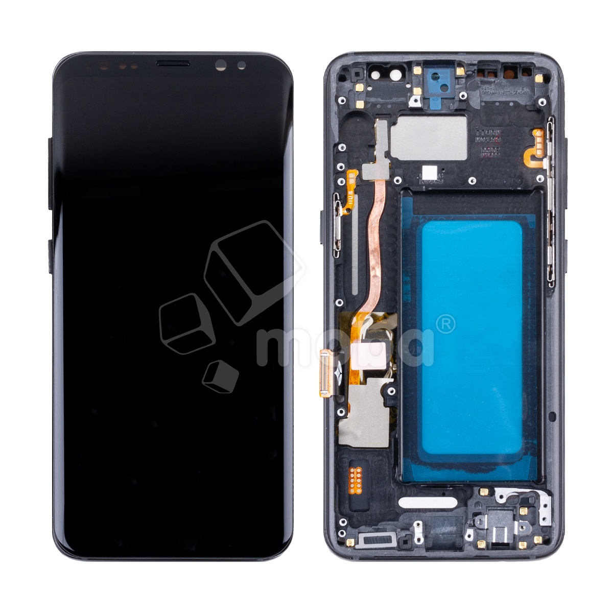 Дисплей для Samsung Galaxy S8 (G950F/G950FD) модуль с рамкой Черный - (In-Cell)
