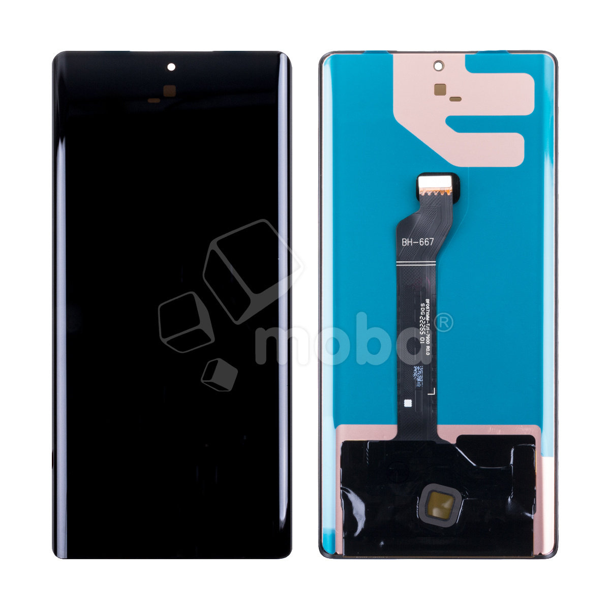 Дисплей для Huawei Honor 70 (FNE-NX9) в сборе с тачскрином Черный - (OLED) (Full HD, 450 Кд/м²)