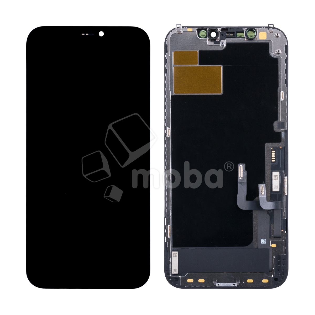 Дисплей для iPhone 12/12 Pro (A2403/A2407) в сборе с тачскрином Черный - (In-Cell, HD COG, 350 Кд/м²) (площадка под IC) Стандарт