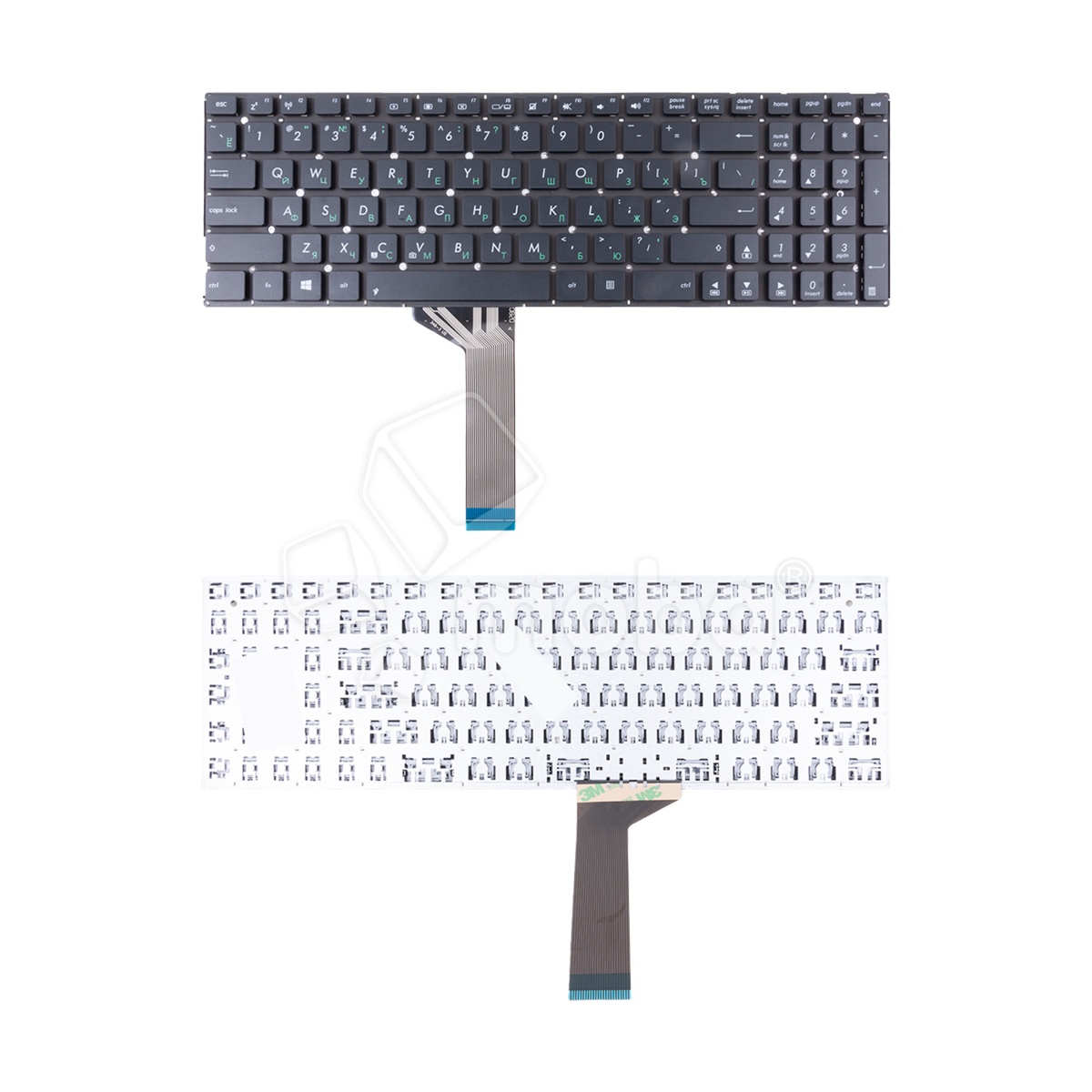 Клавиатура для ноутбука Asus R554L/R556L/K555/X553/X553M/X553MA/X553S/X553SA Черный