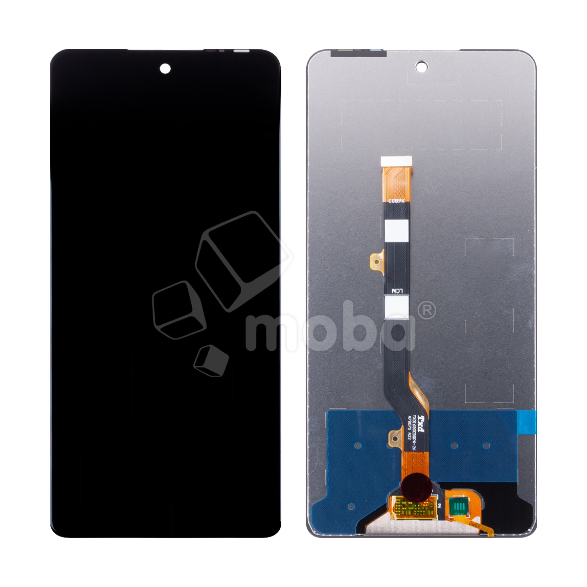 Дисплей для Tecno Spark 10 Pro (KI7) в сборе с тачскрином Черный - OR (Full HD, 300 Кд/м², 90 Гц)