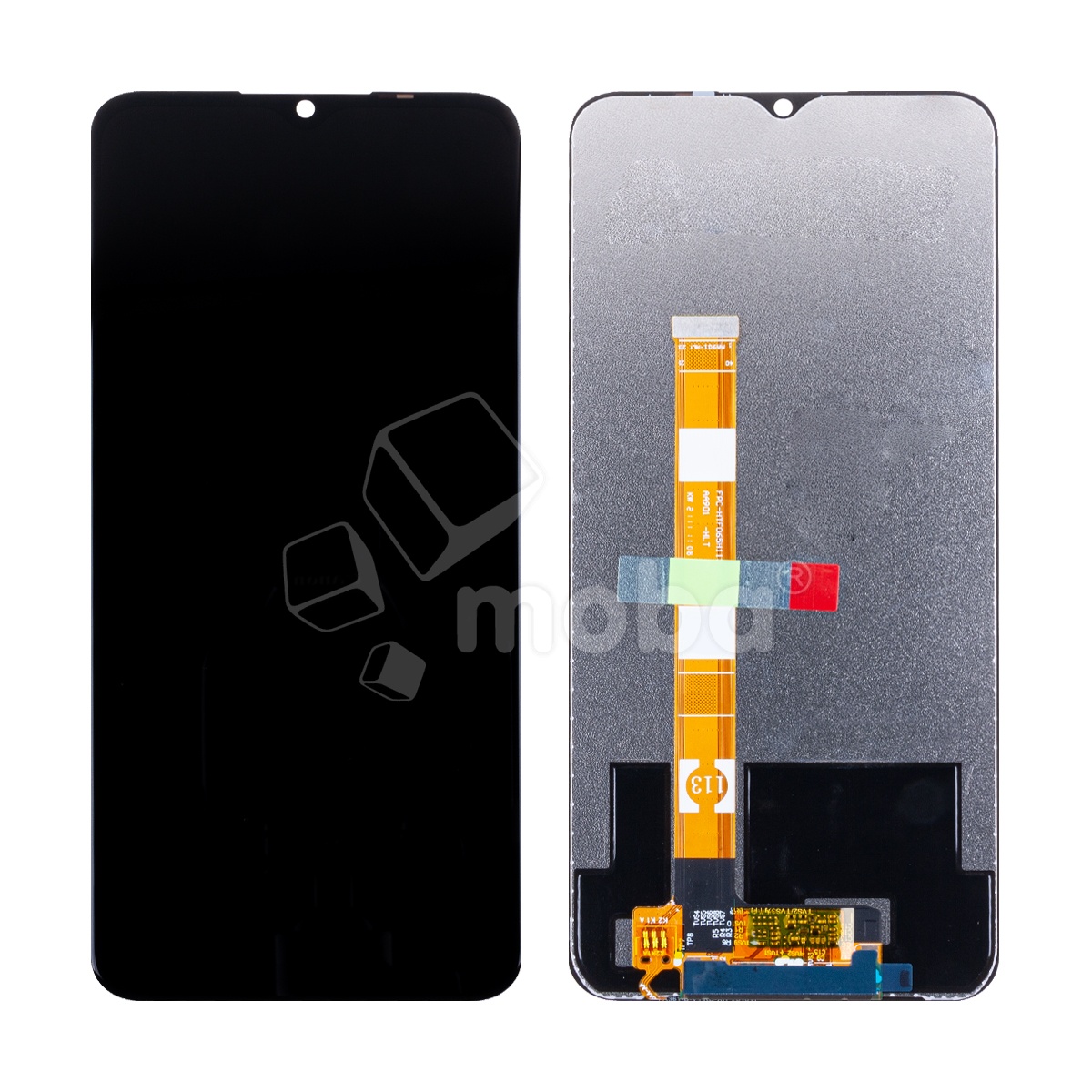 Дисплей для Realme C25/OPPO A16 (RMX3191/CPH2269) в сборе с тачскрином Черный - OR (HD+, 300 Кд/м², 60 Гц)