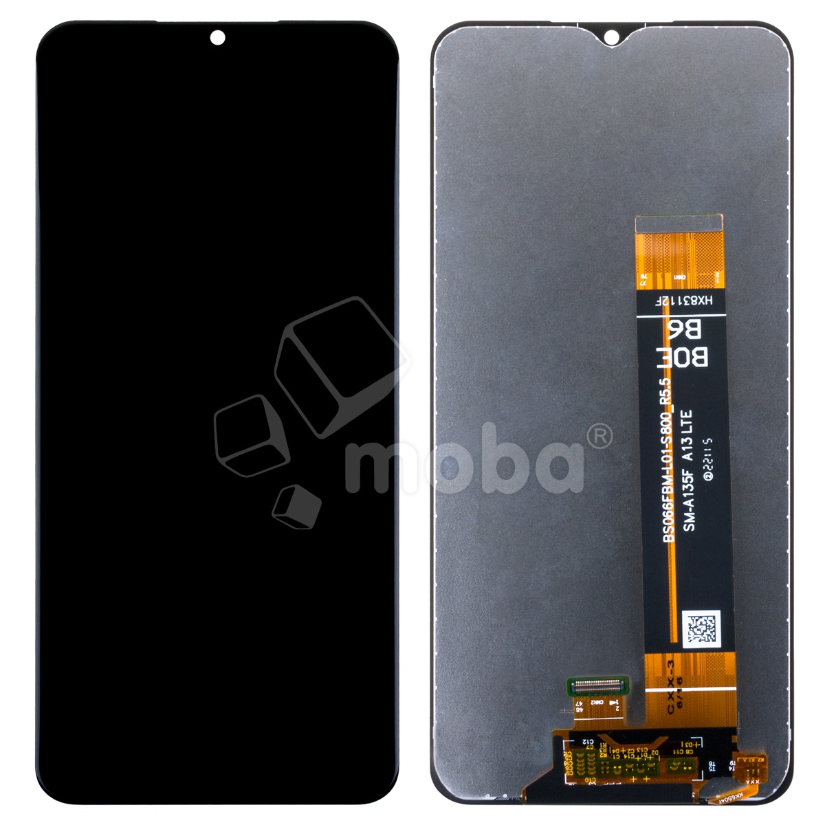 Дисплей для Samsung Galaxy A13 (A135F/A137F) в сборе с тачскрином Черный - Оптима