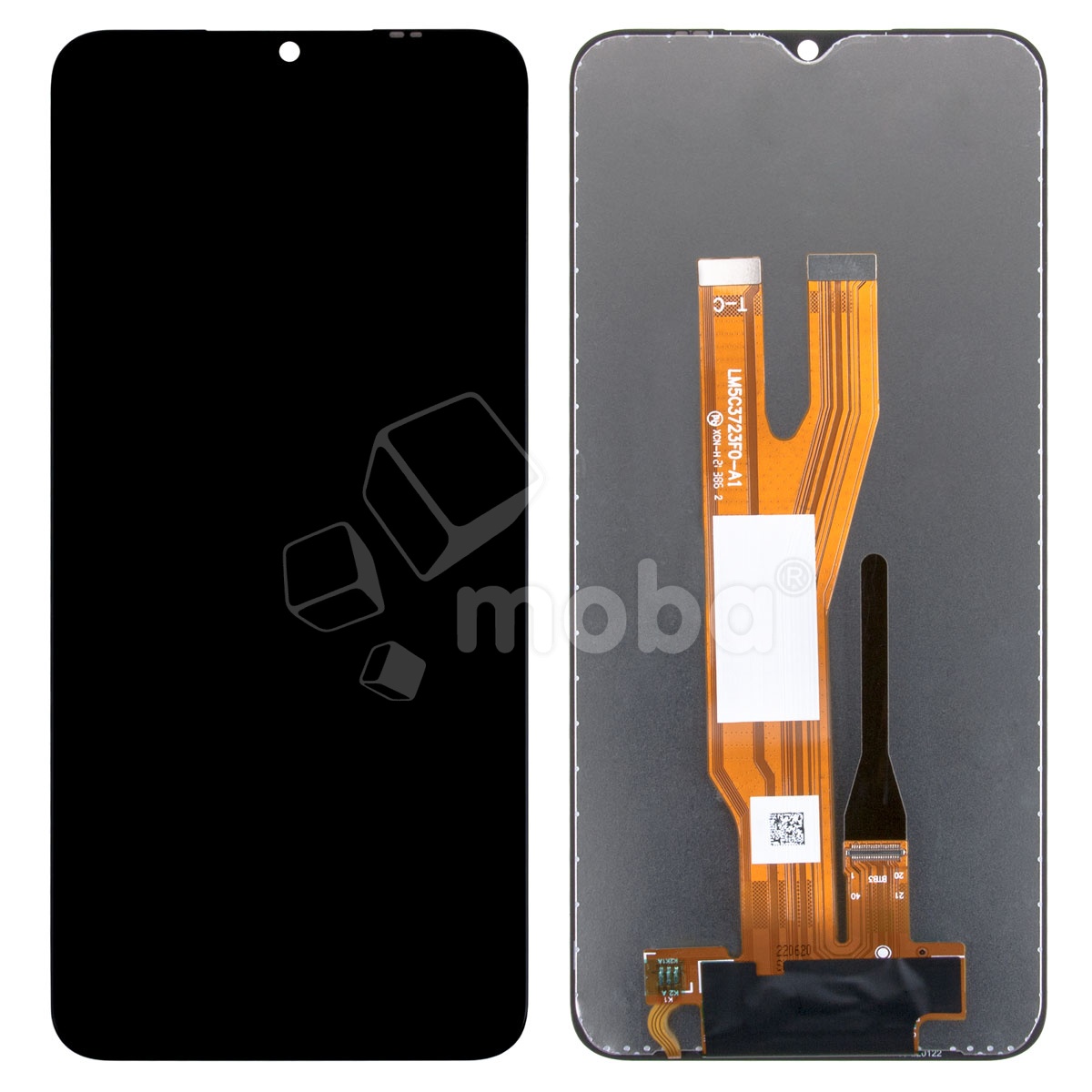 Дисплей для Samsung Galaxy A03 Core (A032F) в сборе с тачскрином Черный - OR (HD+, 300 Кд/м², 60 Гц)