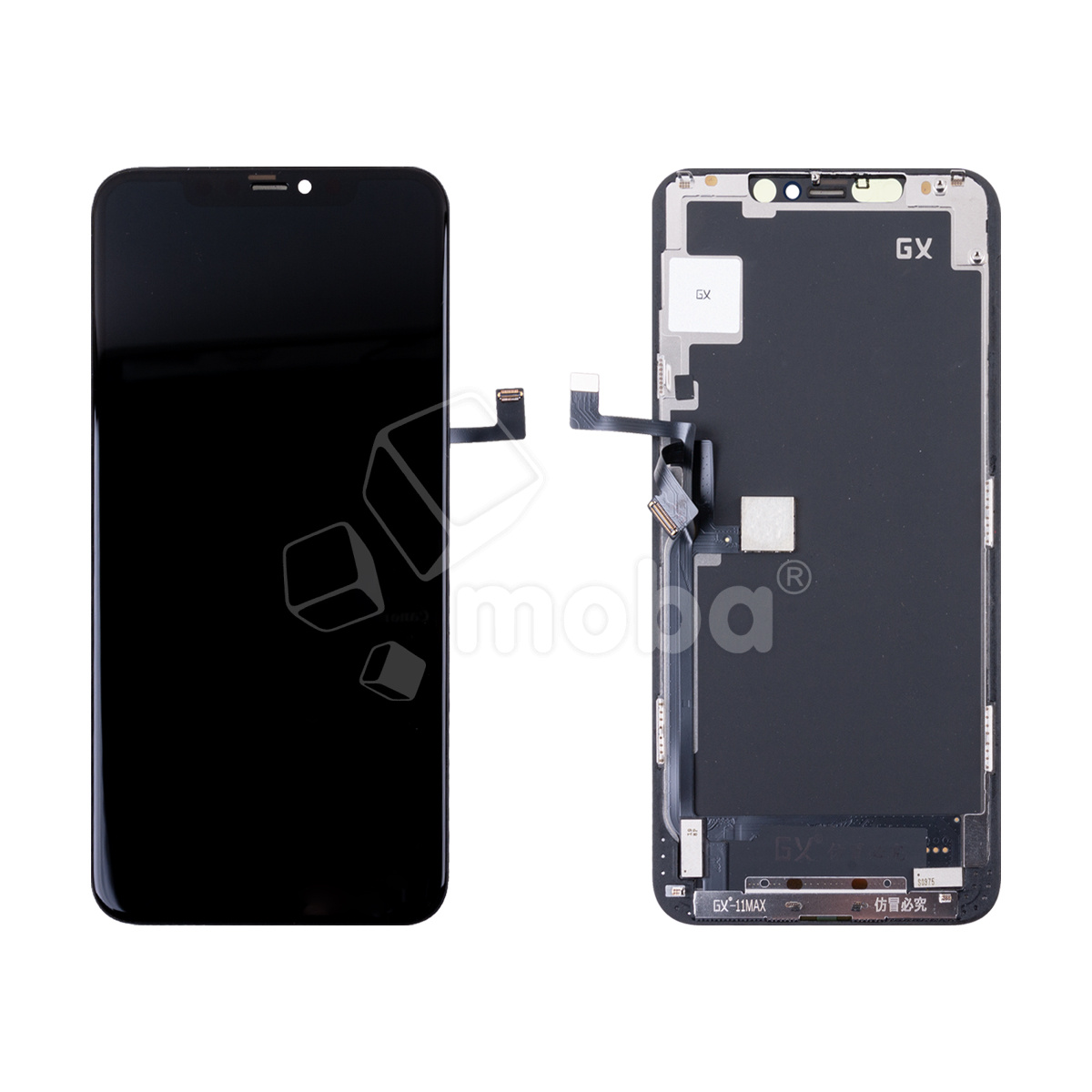Дисплей для iPhone 11 Pro Max (A2218) в сборе с тачскрином Черный - GX (Hard OLED, Full HD COF, 600 Кд/м²)