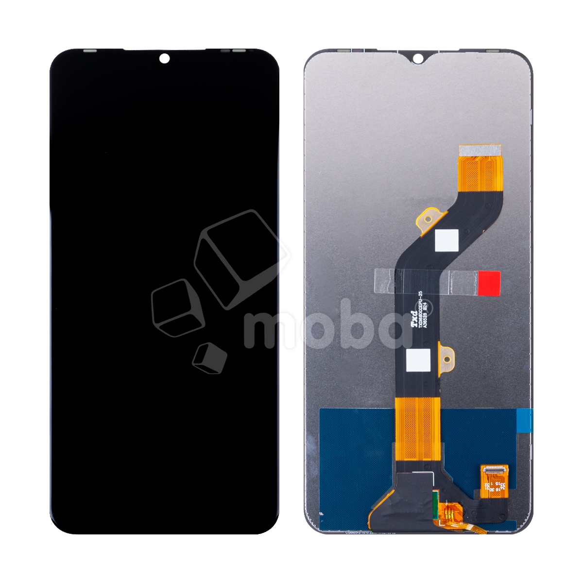 Дисплей для Tecno POP 6 Pro (BE8) в сборе с тачскрином Черный - OR (HD+, 300 Кд/м², 60 Гц)