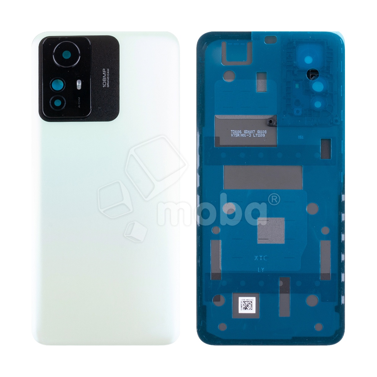 Задняя крышка для Xiaomi Redmi Note 12S (23030RAC7Y/2303CRA44A) Зеленый - Премиум