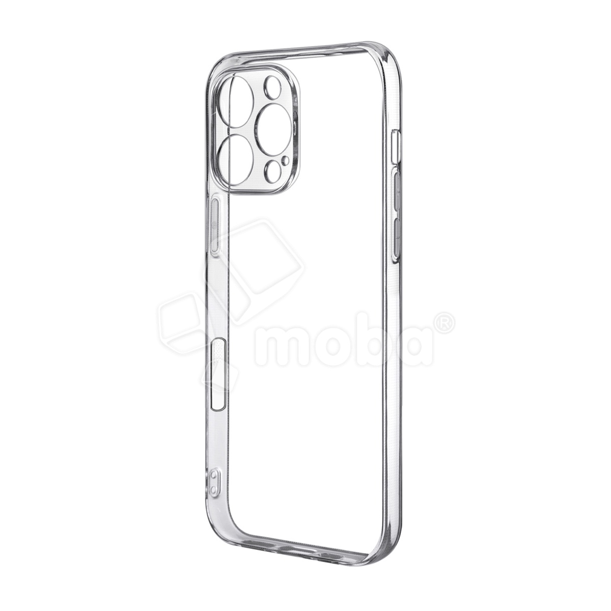 Чехол-накладка для iPhone 16 Pro Max (с защитой камеры, прозрачный)