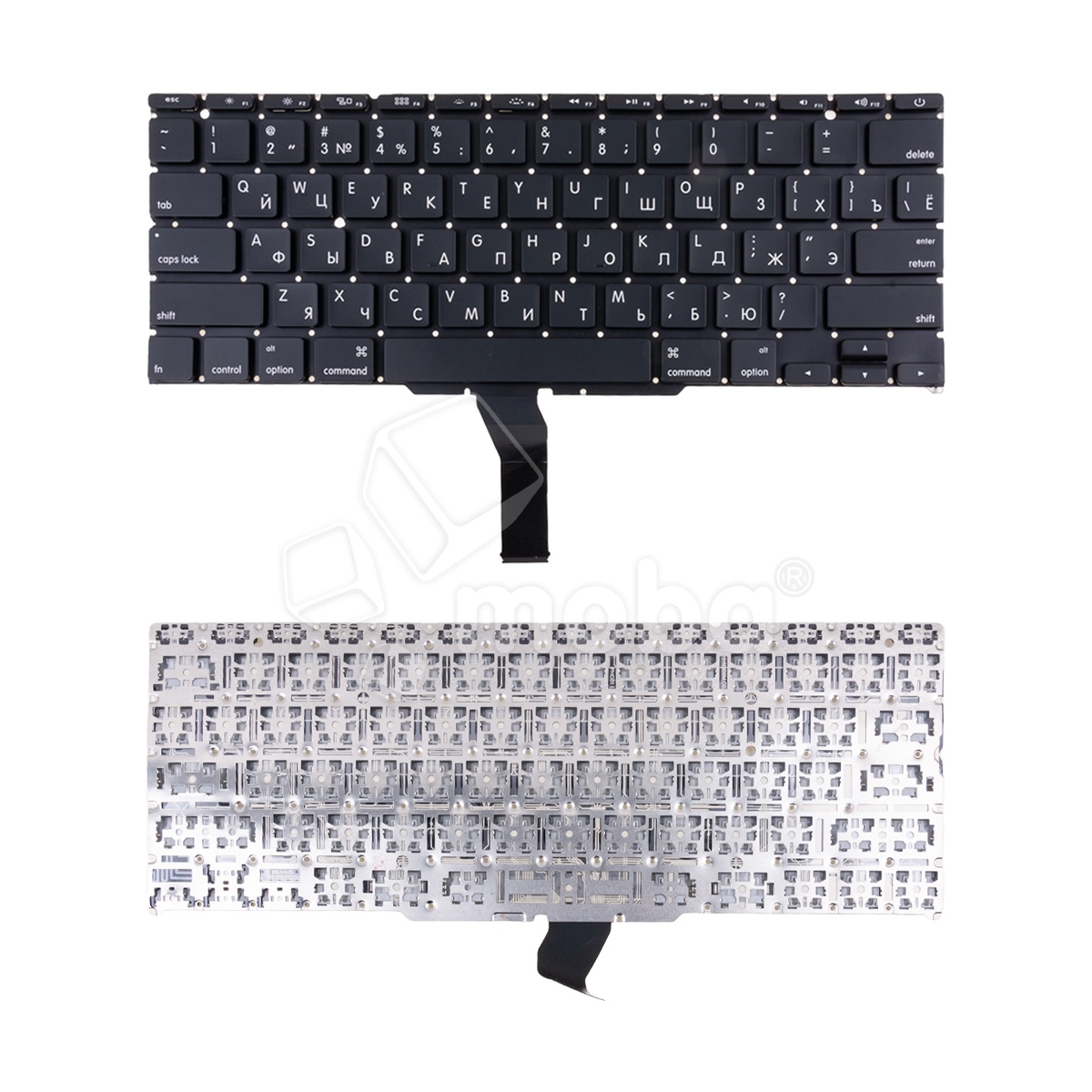 Клавиатура для ноутбука MacBook Air 11" A1370/A1465 (2011-2015, прямой Enter RU) Черный