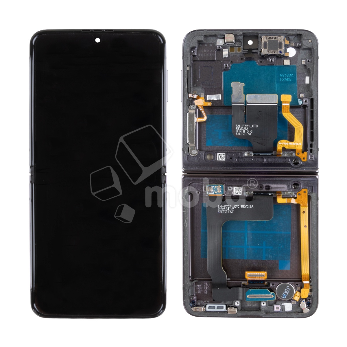 Дисплей для Samsung Galaxy Z Flip4 (F721B) модуль внутренний 6.7" Серый - Сервисный Оригинал