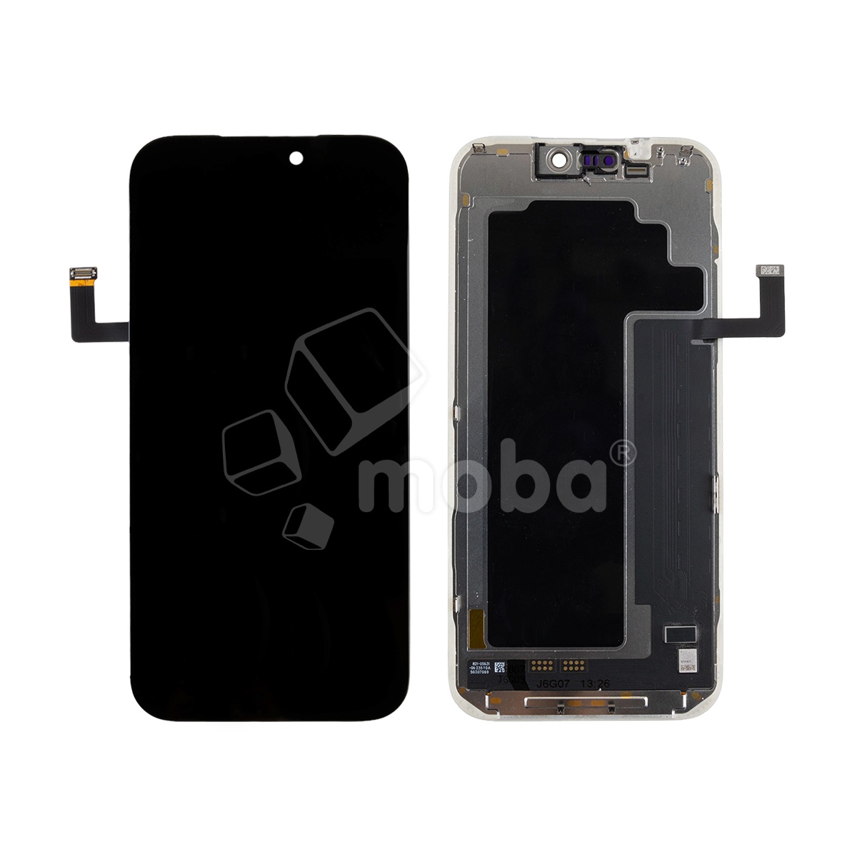 Дисплей для iPhone 17 Pro Max (A3526) в сборе с тачскрином Черный - (Soft OLED, Full HD COP, 850 Кд/м², 120 Гц) (с верификацией = с привязкой без ошибки)
