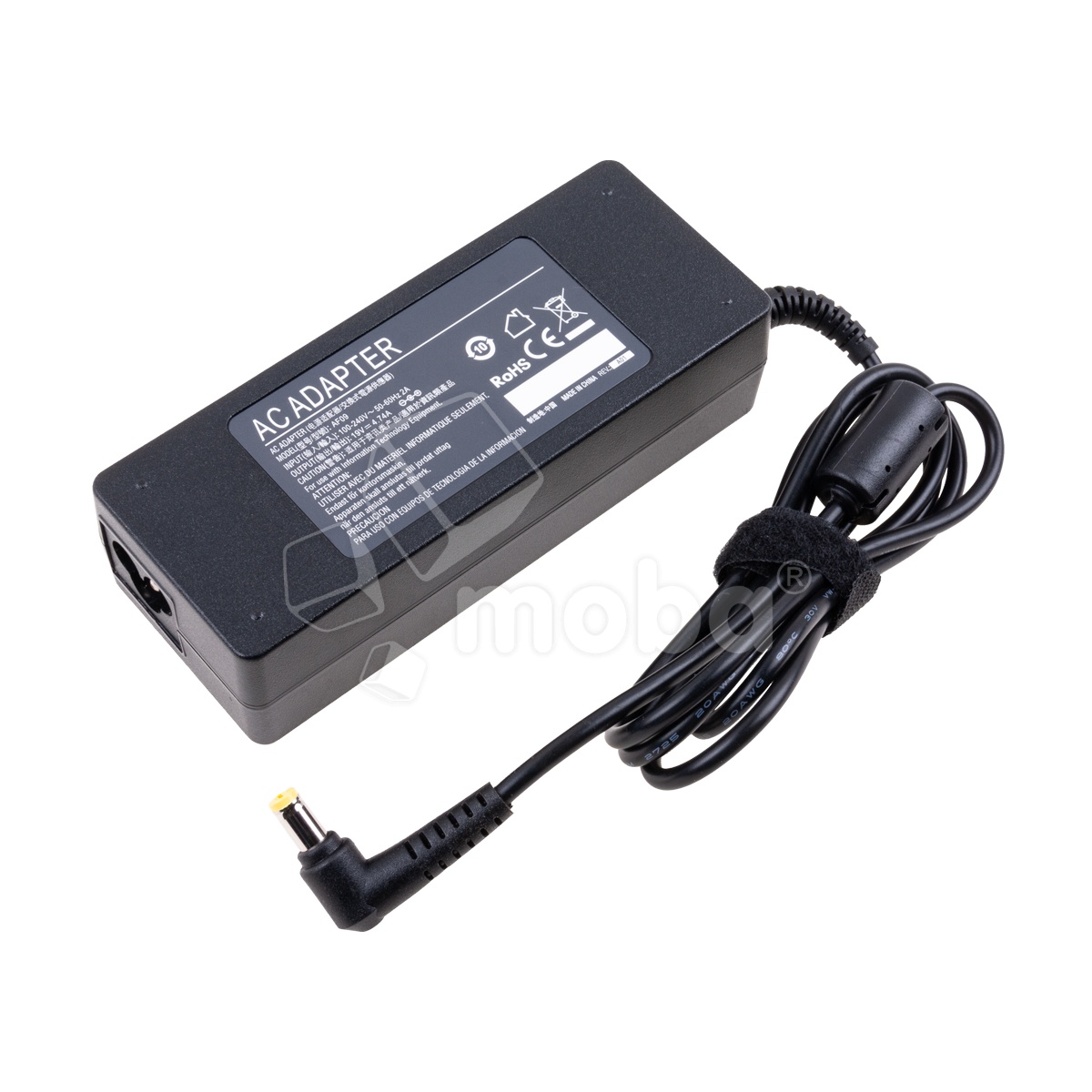 Блок питания (сетевой адаптер) для ноутбука Acer 19V, 4,74A, 90W (5,5×1,7) - Стандарт (без сетевого кабеля)