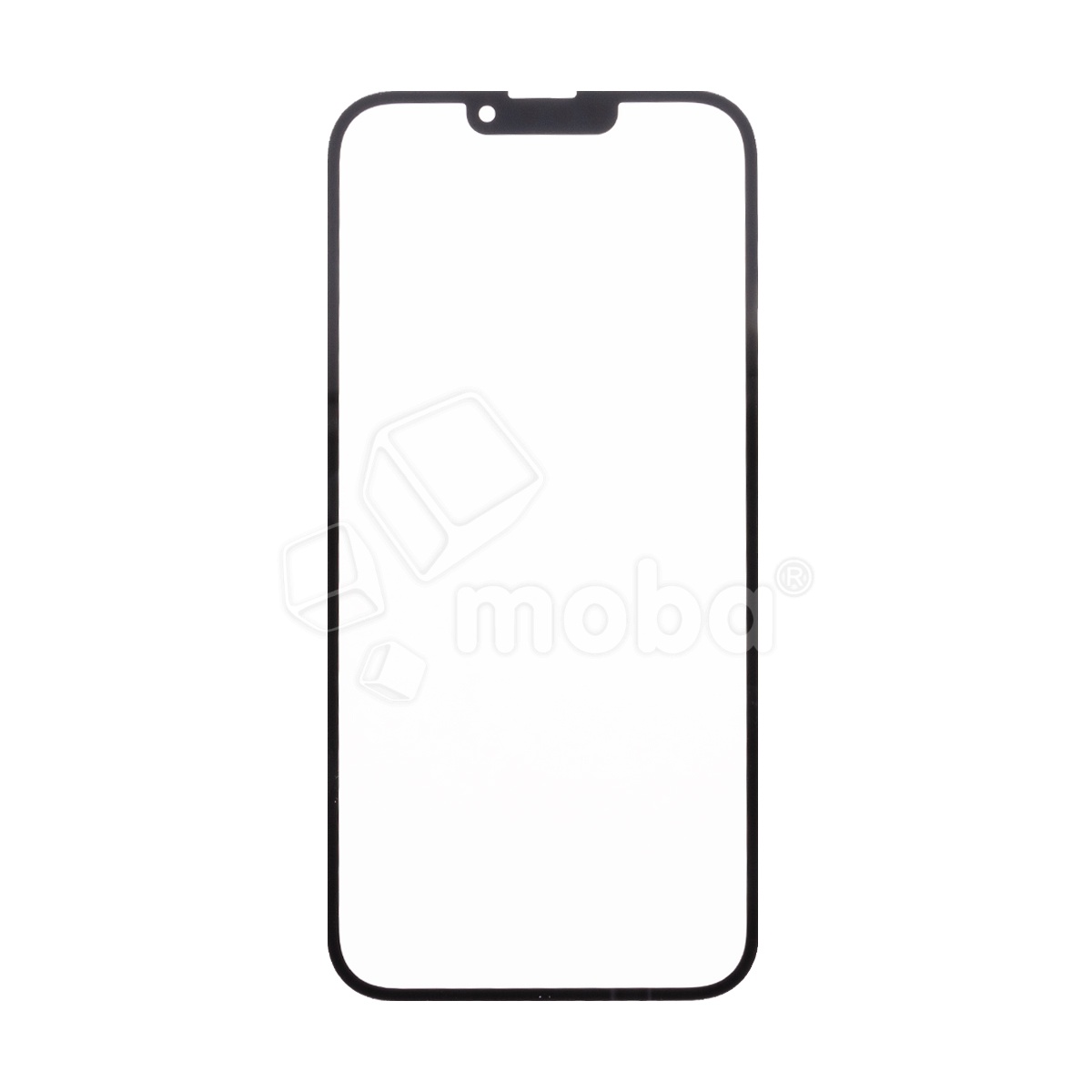 Стекло для переклейки iPhone 13 Pro Max (A2645) с OCA пленкой Черный - OR (Feaglet)