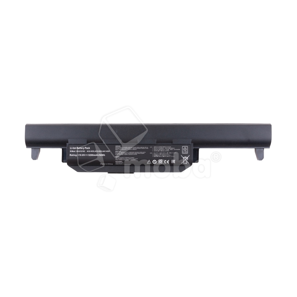 Аккумуляторная батарея для ноутбука Asus A45, A55, A75, K45, K55, K75 (A32-K55) 5200 mAh