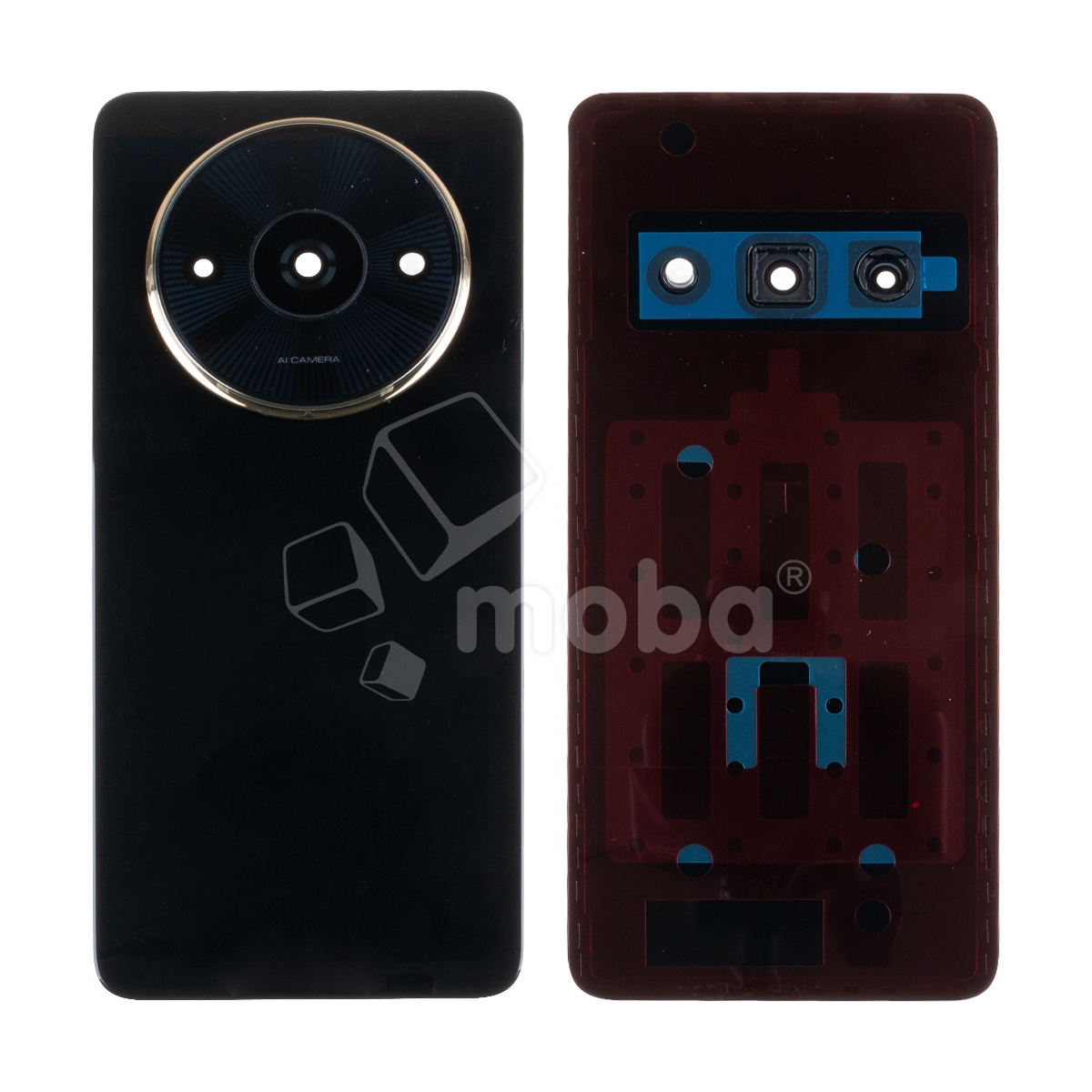 Задняя крышка для Xiaomi Poco C61 (2312BPC51X) Черный - Премиум