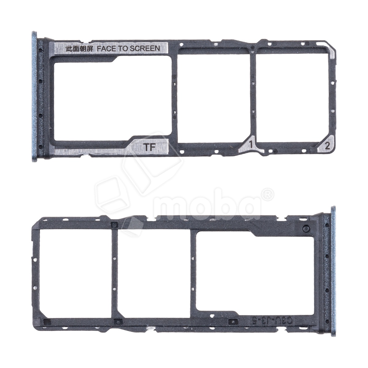 Держатель SIM для Xiaomi Redmi 13C 4G (23100RN82L/23108RN04Y/23106RN0DA/2311DRN14I) Синий