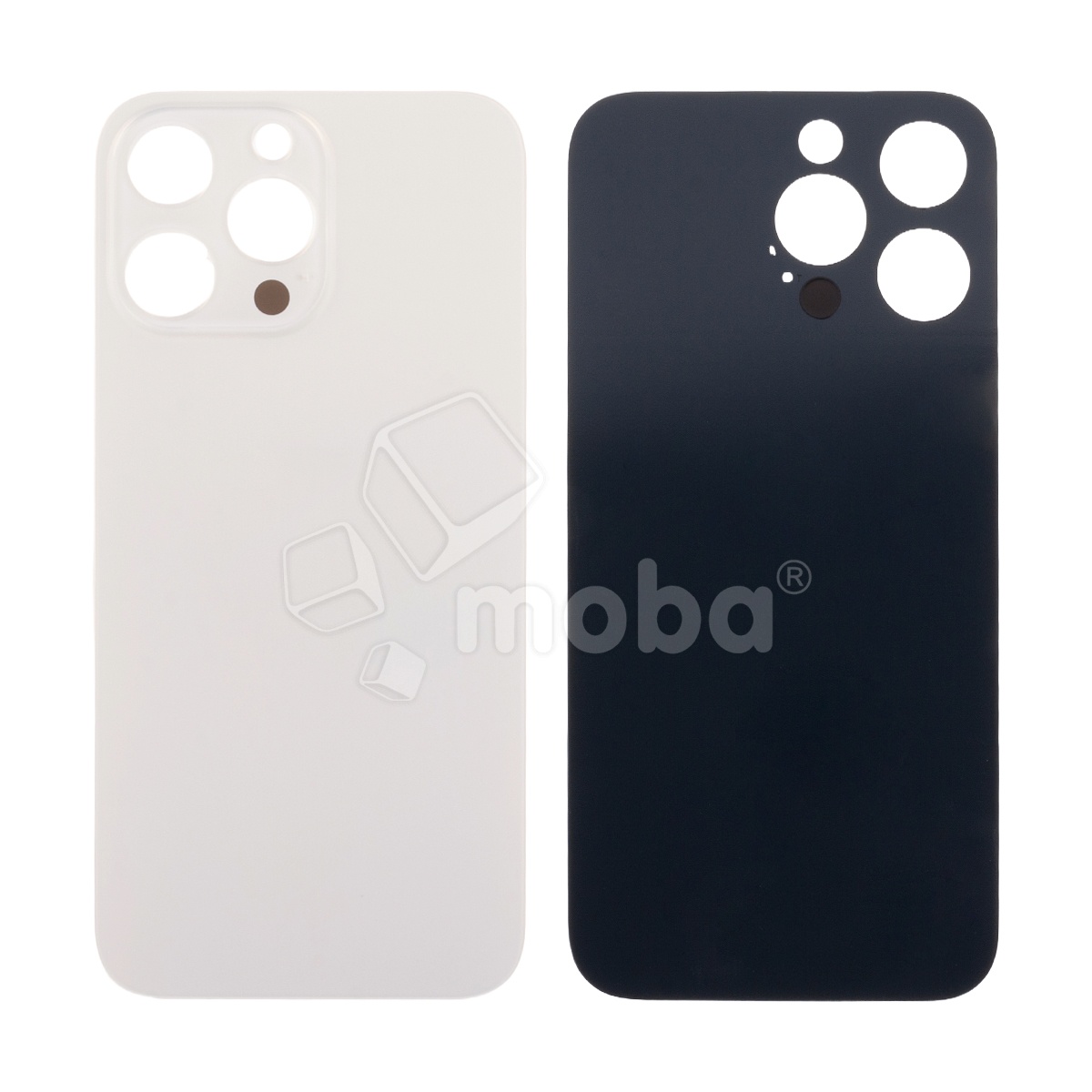 Задняя крышка для iPhone 14 Pro Max (A2895) Золото (стекло, узкий вырез под камеру, логотип) - Премиум