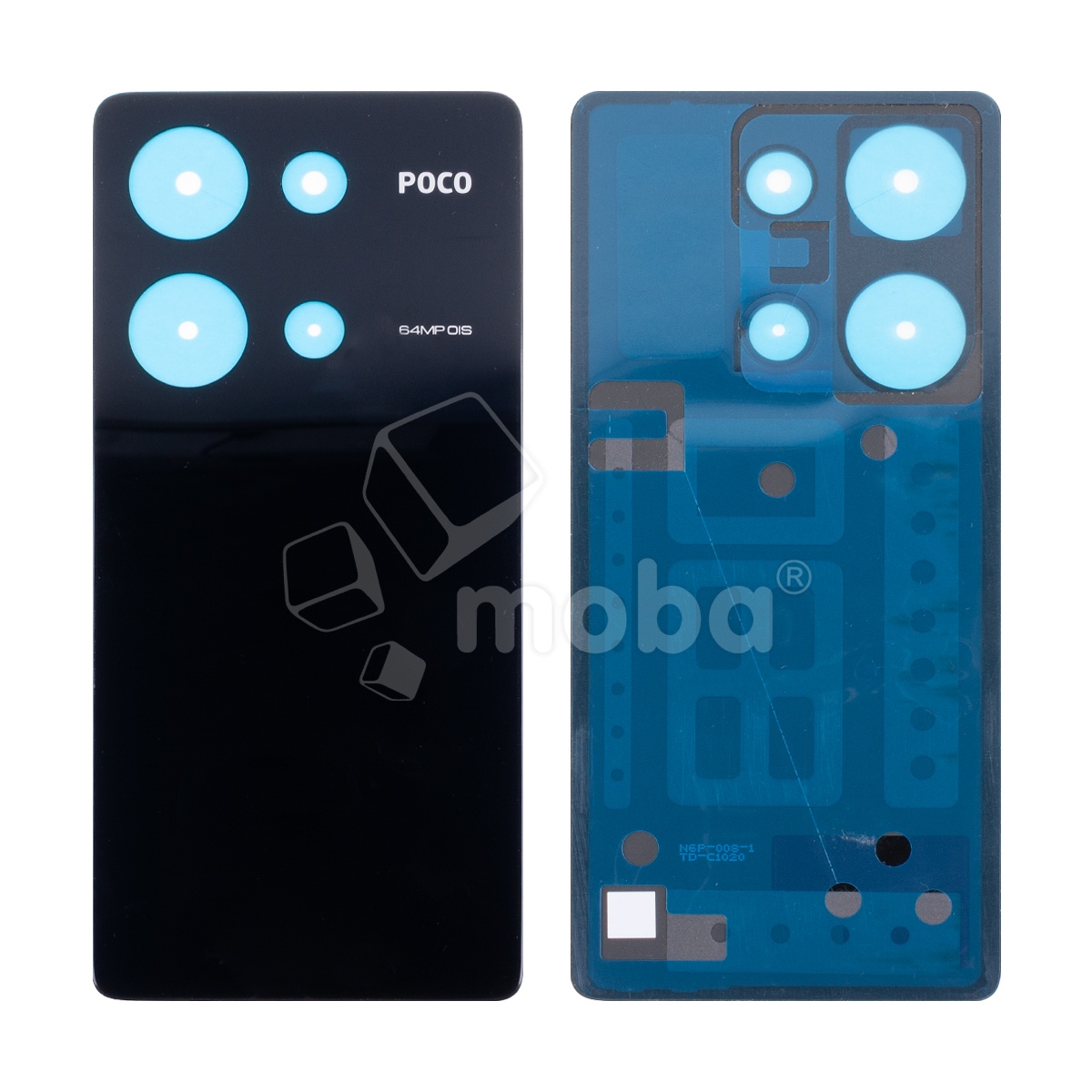 Задняя крышка для Xiaomi Poco M6 Pro 4G (2312FPCA6G) Черный