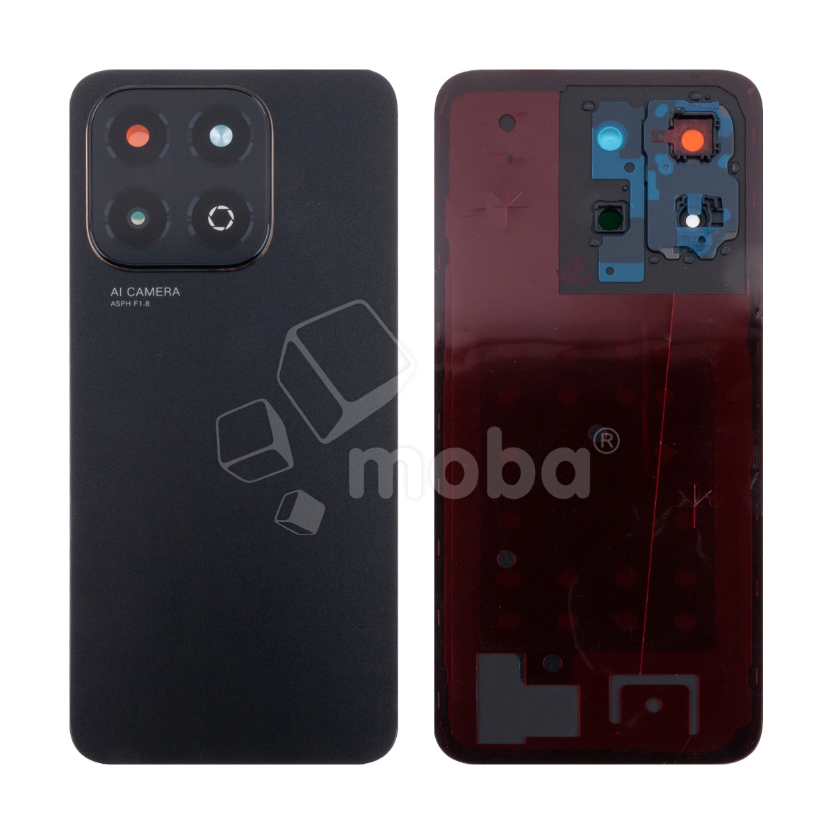 Задняя крышка для Huawei Honor X6b (JDY-LX1/JDY-LX2) Черный - Премиум